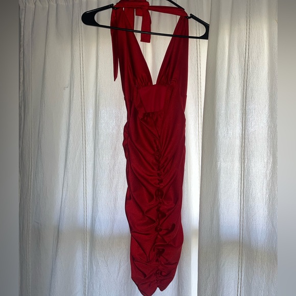 Red Mini Dress - Picture 6 of 8